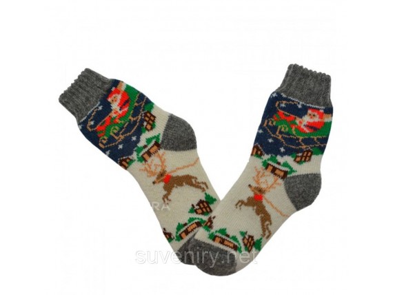 Детские ангоровые шерстяные носки