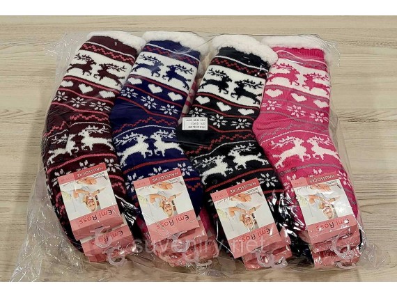 Женские теплые носки из натуральной шерсти