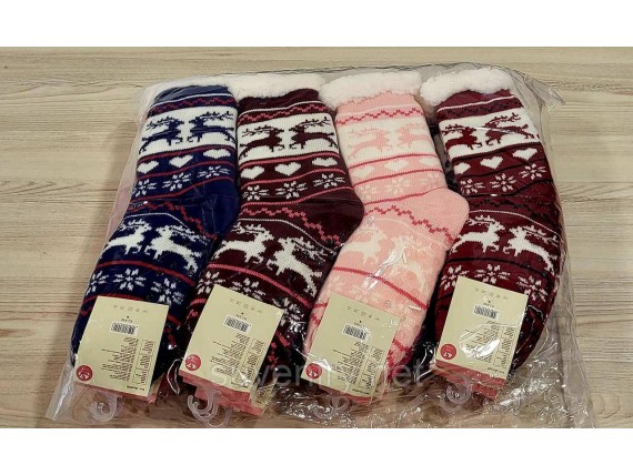 Женские теплые носки из натуральной шерсти