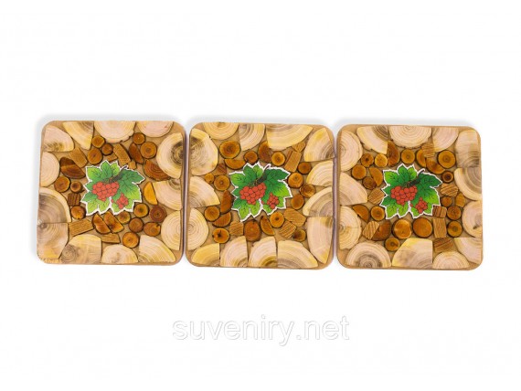 Деревянные кухонные подставки под горячее