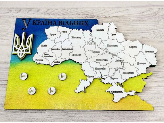 Ключница настенная деревянная