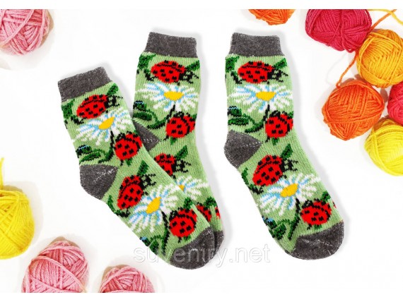 Ангоровые шерстяные женские носки