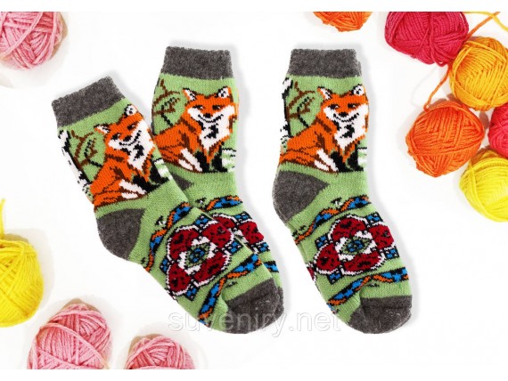 Ангоровые шерстяные женские носки