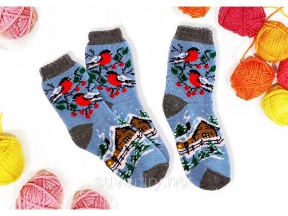 Ангоровые шерстяные женские носки