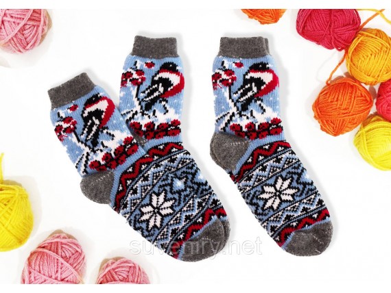 Ангоровые шерстяные женские носки