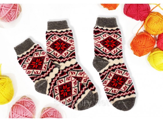 Ангоровые шерстяные женские носки