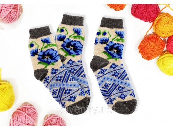 Ангоровые шерстяные женские носки