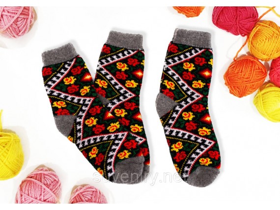 Ангоровые шерстяные женские носки