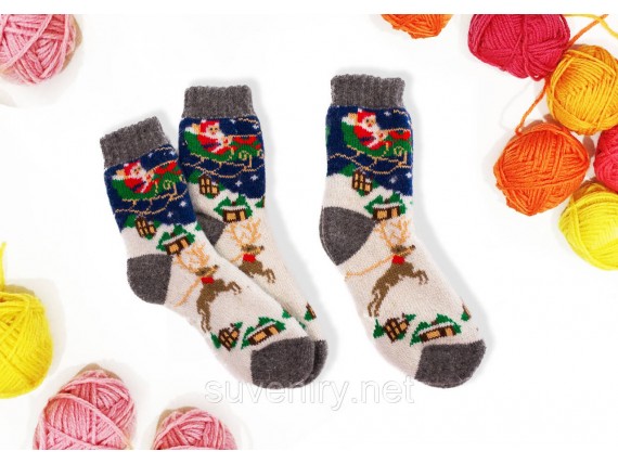 Детские шерстяные ангоровые носки