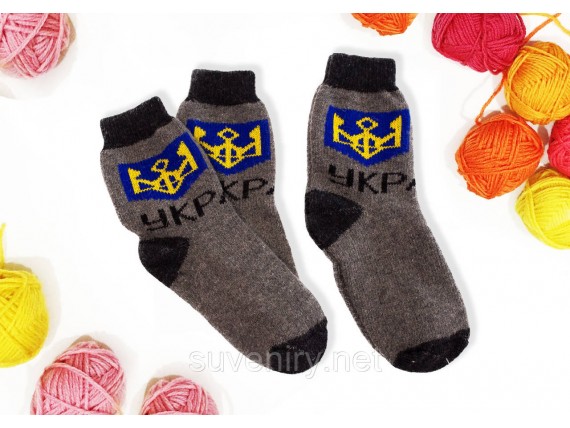 Мужские ангоровые шерстяные носки